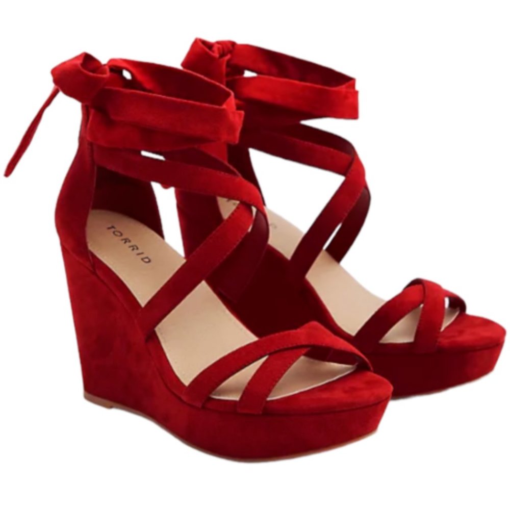 Torrid Strappy Platform Wedge